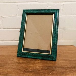 Green & Gold Marbled Picture Frame